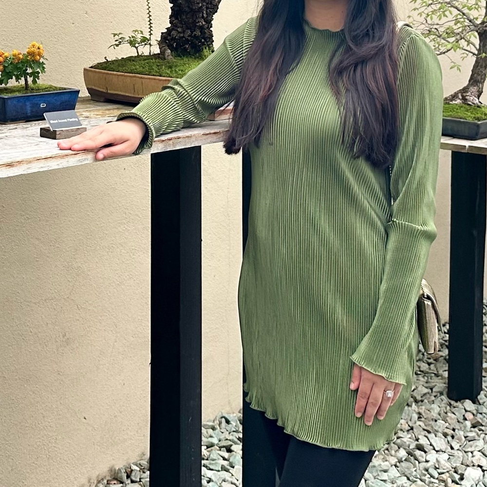 Green dress